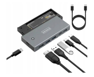 Zenwire Obudowa na dysk M2 NVME HUB USB-C 3.2 HDMI 2.0 PD 100W - 1604623 - zdjęcie 2